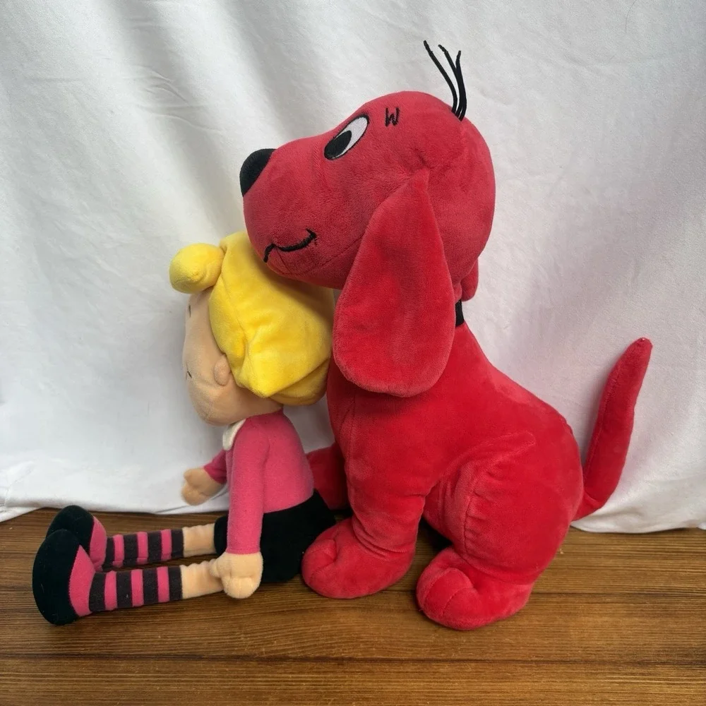 Kohl's Cares Clifford Big Red Dog & Emily Elizabeth Plush Stuffed Animal Lot